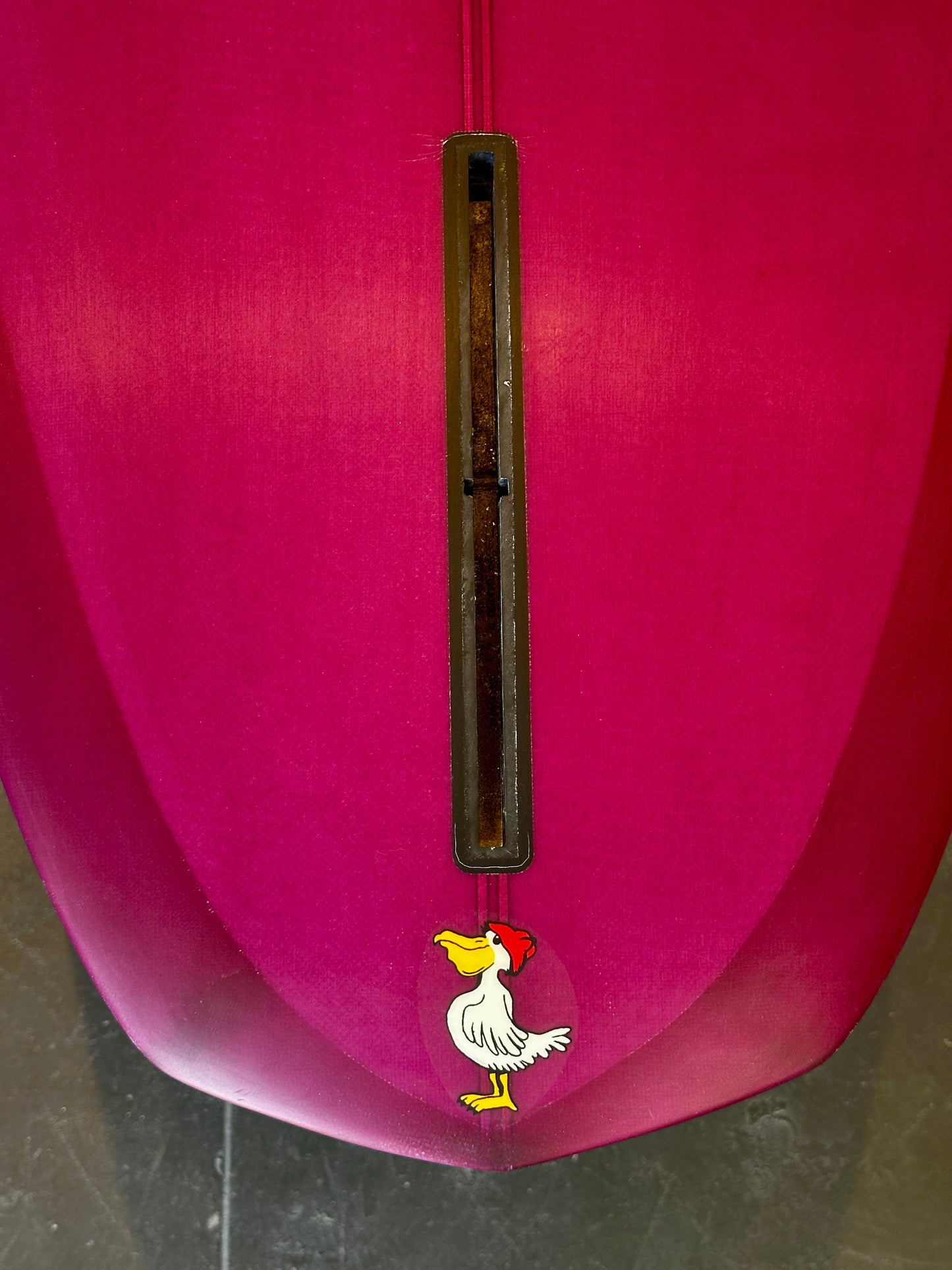 Used surfboard – Barrett Miller “Ace” model, modern log design, shown in very good condition with light deck pressures.