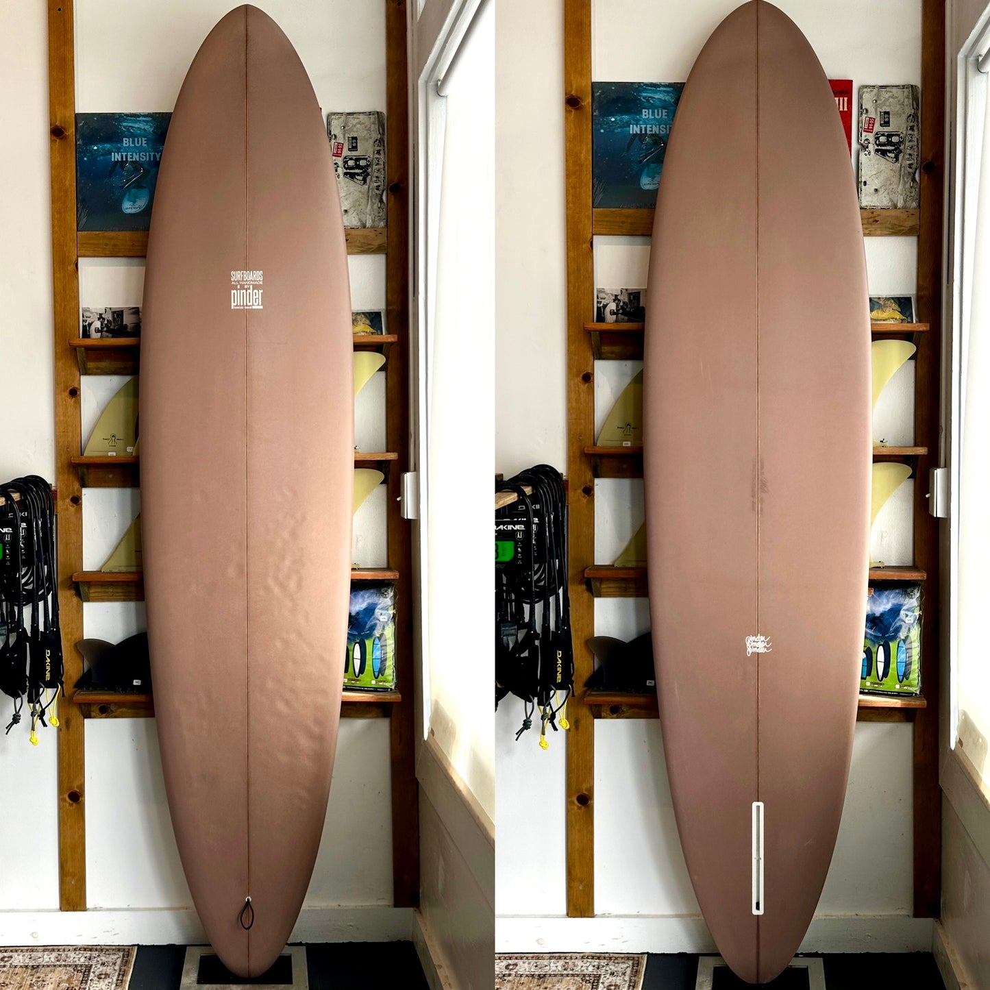 Used 7'9 'Magic'

7'9 x 21 1/2 x 2 7/8
Plum foam stain color
Good condition