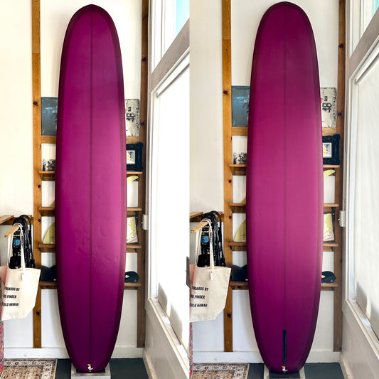 Used surfboard – Barrett Miller “Ace” model, modern log design, shown in very good condition with light deck pressures.