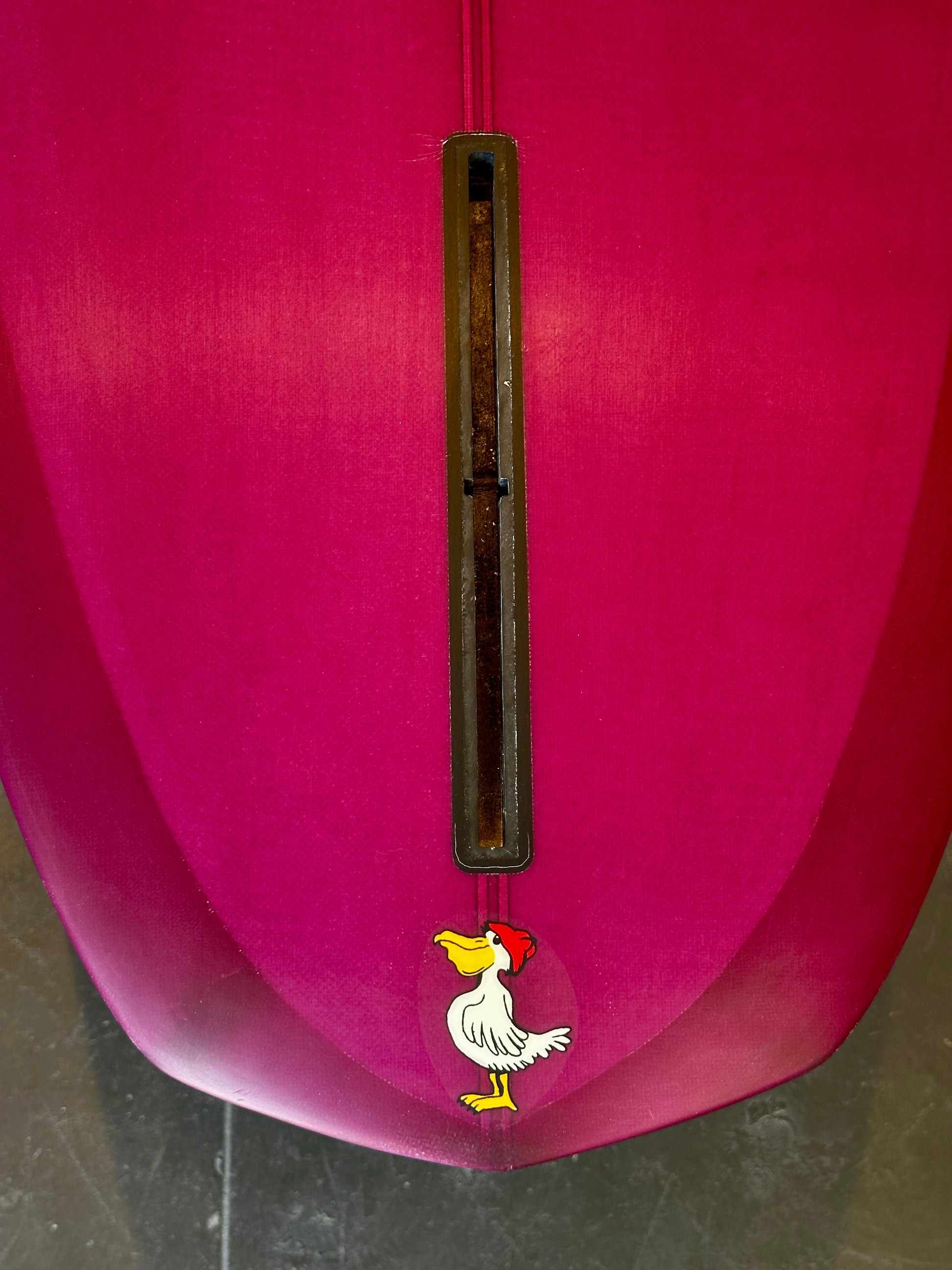 Used surfboard – Barrett Miller “Ace” model, modern log design, shown in very good condition with light deck pressures.
