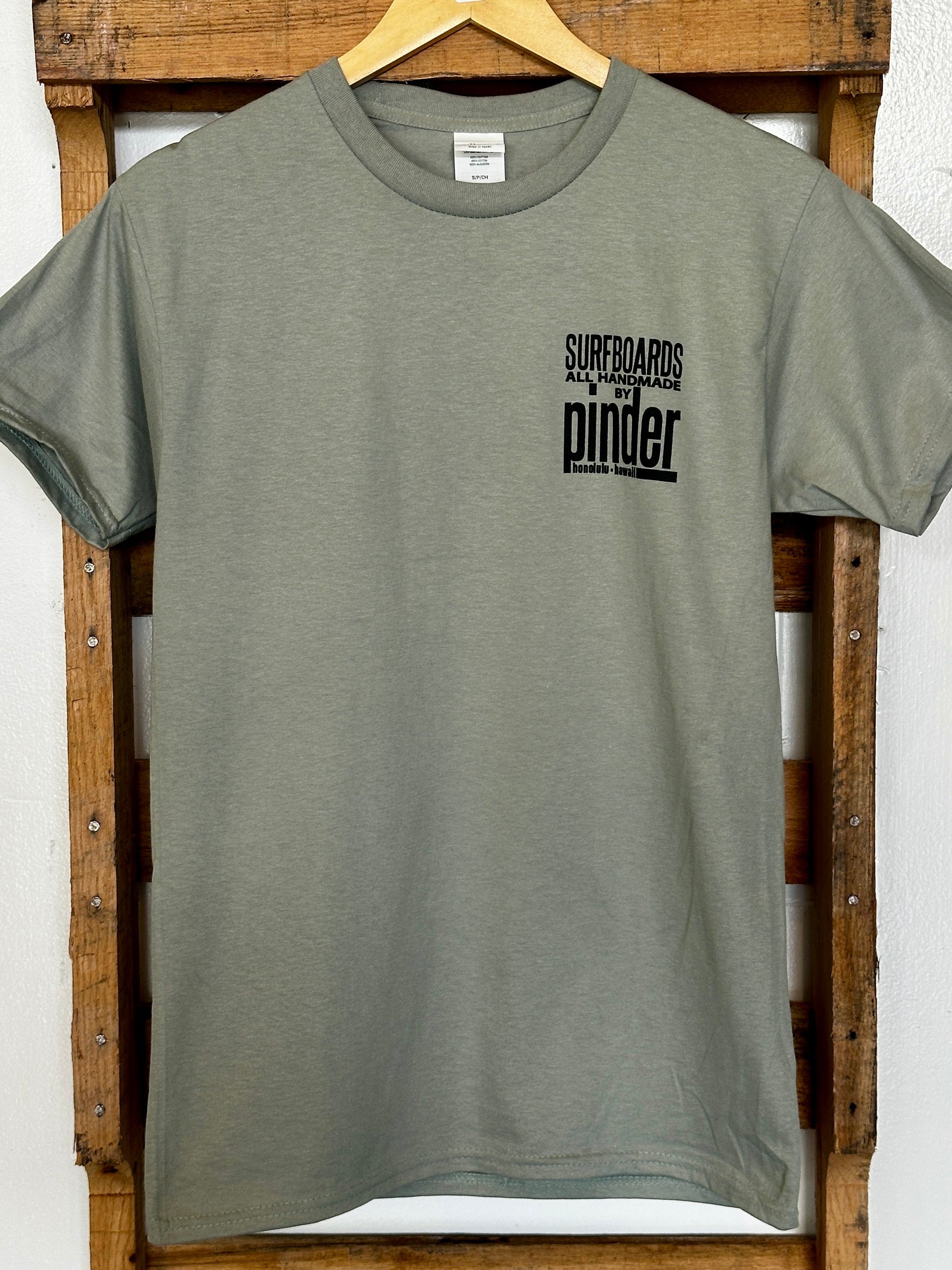 “All Handmade” Pinder T-shirt Sage