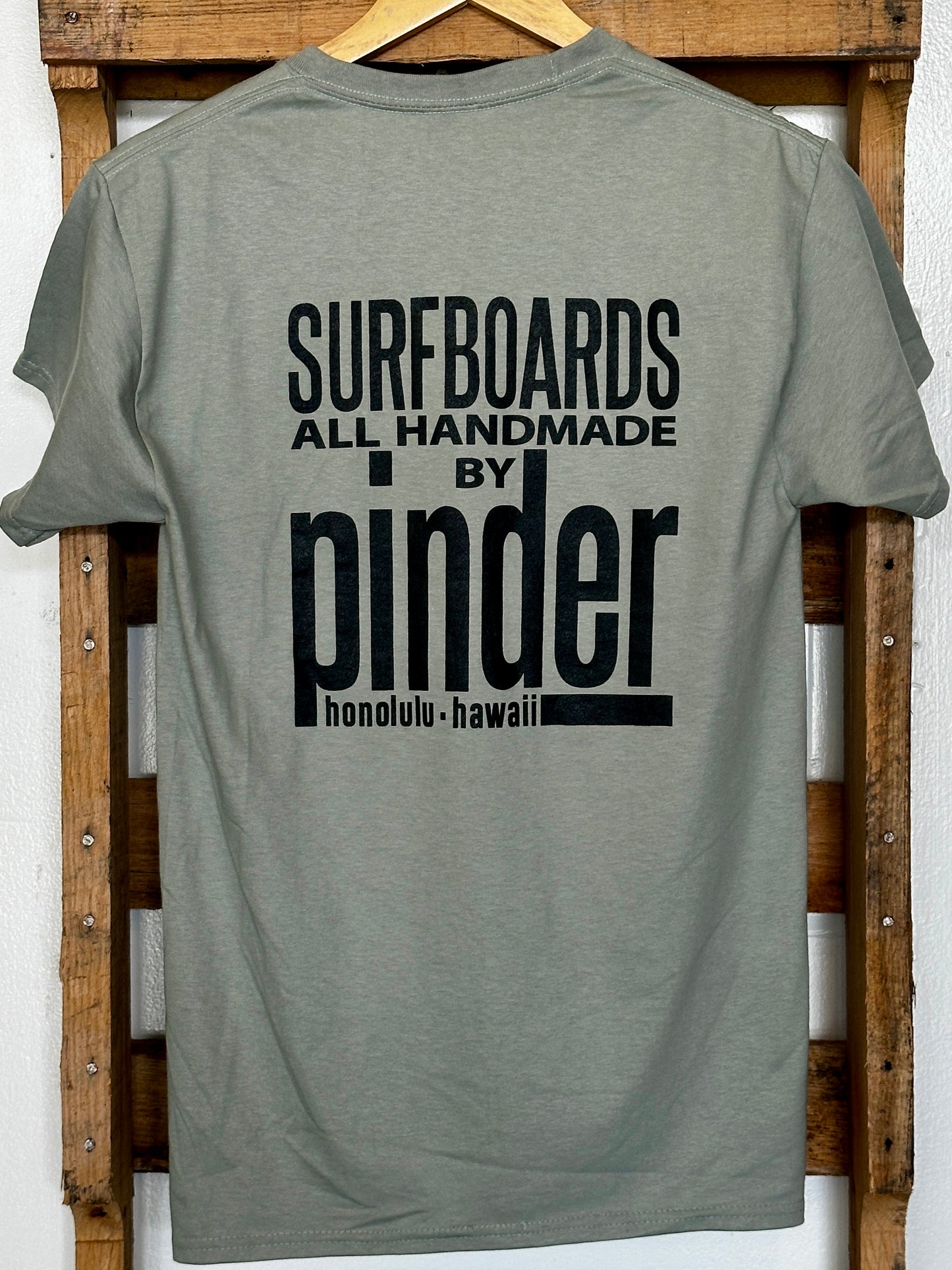 “All Handmade” Pinder T-shirt Sage